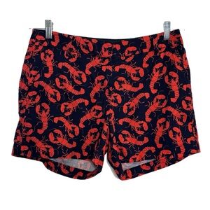 J. Crew red & blue lobster shorts
